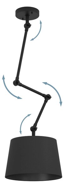 STROPNÉ SVIETIDLO, 35/129 cm Eglo - Online Only bytové doplnky, Online Only