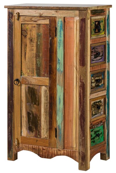 OLDTIME Komoda 120x70 cm, staré drevo