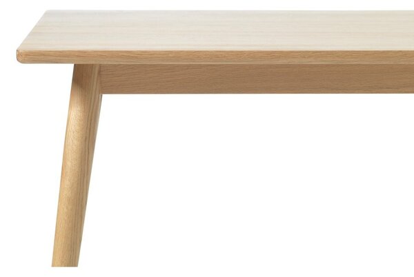 Rozkladací jedálenský stôl s doskou v dubovom dekore v prírodnej farbe 190x90 cm Barrali – Unique Furniture