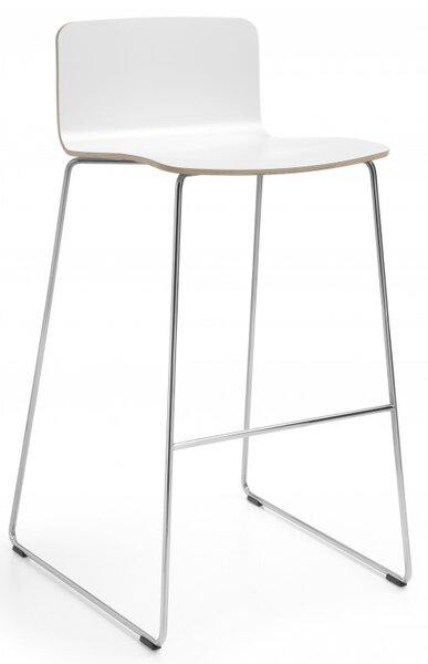 ProfiM - Barová stolička COM K12CV s lamelovým podstavcom