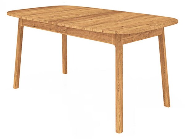 Rozkladací jedálenský stôl z dubového dreva v prírodnej farbe 100x160 cm Twig – The Beds