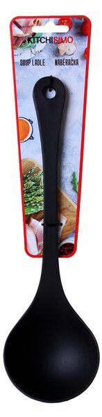 Plastová naberačka KITCHISIMO Nero 30cm