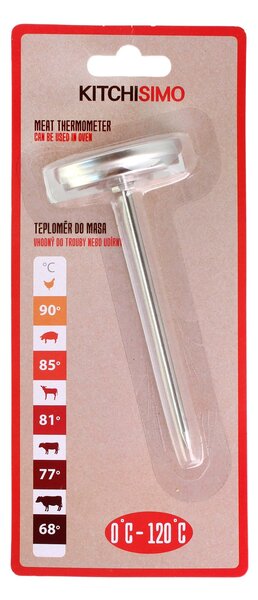 TEPLOMER NA MÄSO KITCHISIMO Z NEREZOVEJ OCELE 12,5X5,2X5,2CM