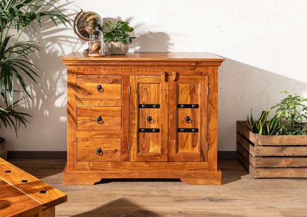 CAMBRIDGE HONEY Komoda 85x106 cm, akácia