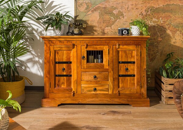 CAMBRIDGE HONEY Komoda 85x130 cm, akácia