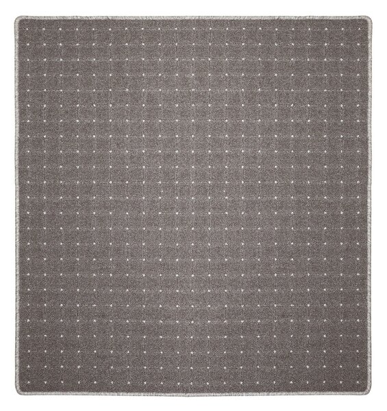 Condor Carpets Kusový koberec Udinese hnedý štvorec - 80x80 cm