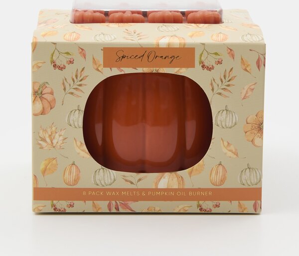 Sinsay - Aromalampa v tvare tekvice s voskom Spiced Orange - medená