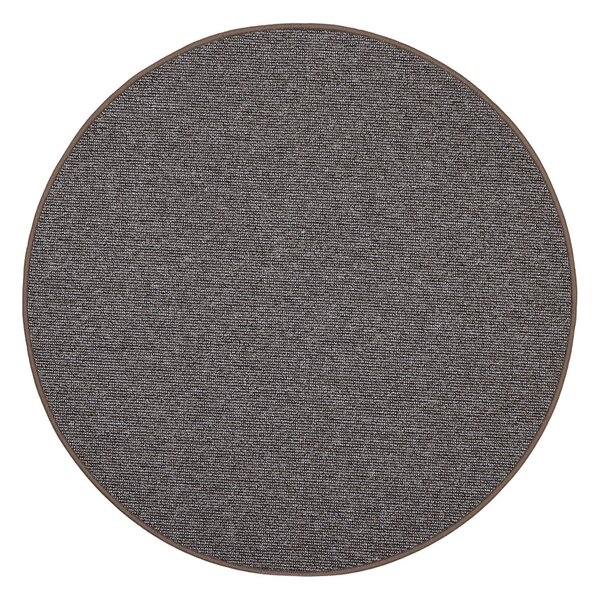 Vopi koberce Kusový koberec Porto hnedý kruh - 57x57 (priemer) kruh cm