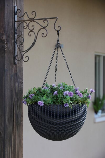 Kvetináč Hanging GLOBE | grafit