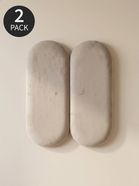 Sinsay - Čalúnené nástenné panely 2 pack - telová