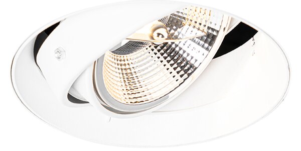Moderné zapustené bodové biele GU10 AR111 okrúhle ozdobné - Oneon