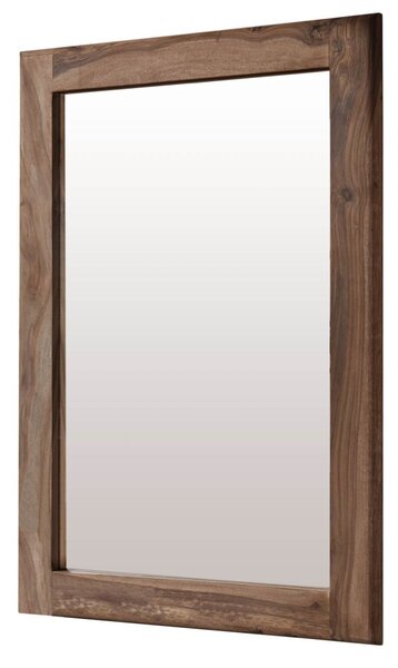 MONTREAL Zrkadlo z indického palisandra, morený do červeno-hneda, 100x3x70