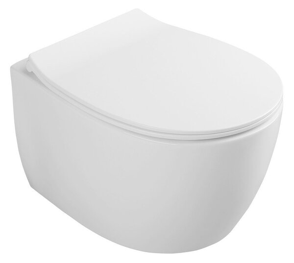 Isvea Isvea, SENTIMENTI závesná WC misa, Rimless, 51x36cm, biela lesklá, 10AR02014