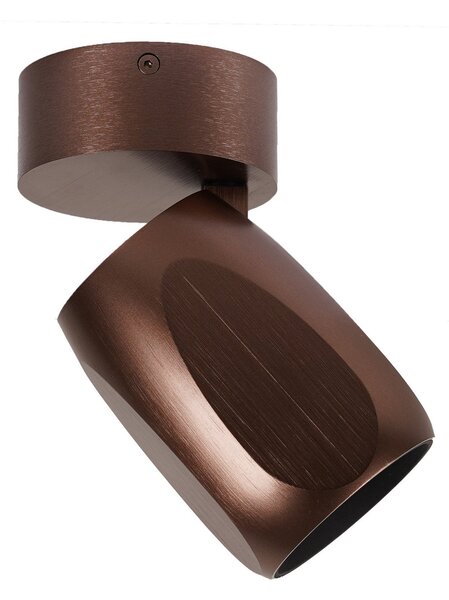 Stropné Lampa ANTIDARK, Facet W70, stmievateľné, Hnedá / Hrdzavá, Chodba, Kov, Moderný