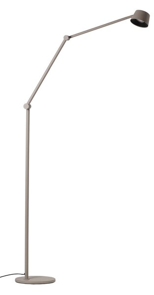 Stojacie Lampa ANTIDARK, Direction F2, stmievateľné, Sivá, Obývacia izba, Kov, Moderný
