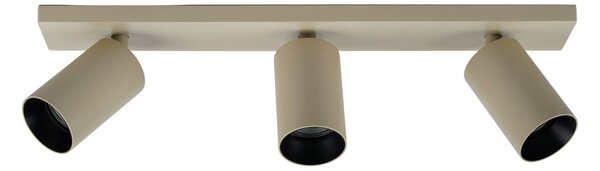Stropné Lampa ANTIDARK, SpotOn3, stmievateľné, Béžová, Obývacia izba, Kov, Moderný