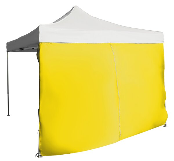 Bočná plachta 3m s dverami - hexagon, Žltá