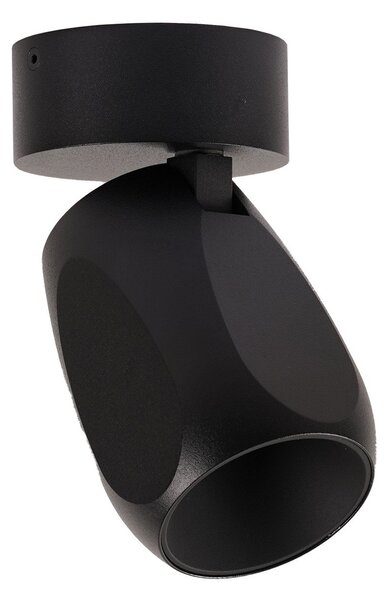 Stropné Lampa ANTIDARK, Facet W 70, stmievateľné, Čierna, Chodba, Kov, Moderný