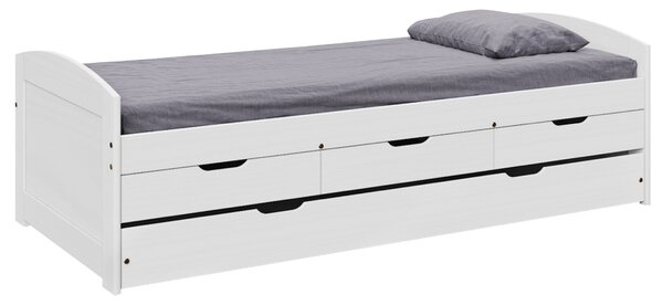 NovýNábytok.sk Jednolôžková posteľ 90x200 cm Marcy (biela). Vlastná spoľahlivá doprava až k Vám domov. 1064606