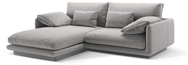 Svetlosivá rohová pohovka (ľavý roh) Torino – Micadoni Home