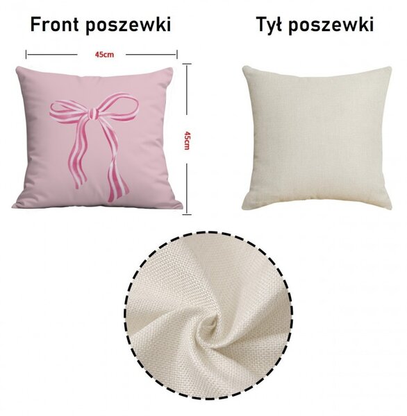 Obliečka na vankúš PINKARA 45x45 cm, ružová