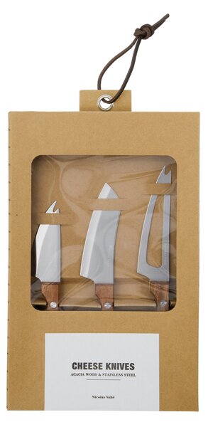 Nože na syr – set 3 ks