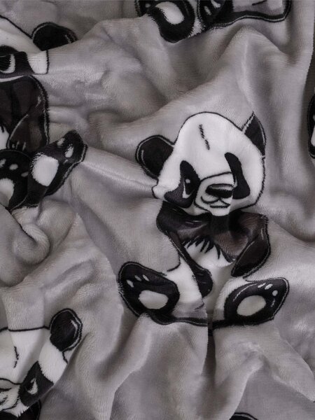 Obliečky mikroplyš do postieľky Exclusive - Panda