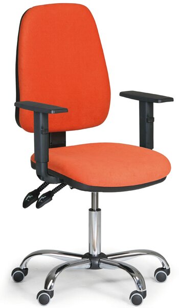 EUROSEAT Kancelárska stolička ALEX, oranžová