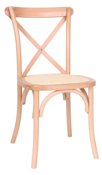 Drevená stolička Solido light, ratan