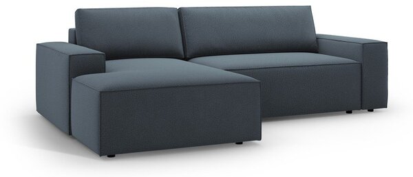Modrá rozkladacia rohová pohovka (ľavý roh) Jodie – Micadoni Home