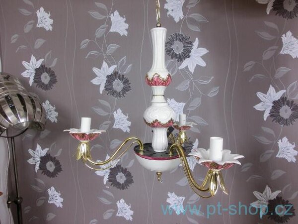 (1327) VALLE D´ORO PATCHI porcelánový luster