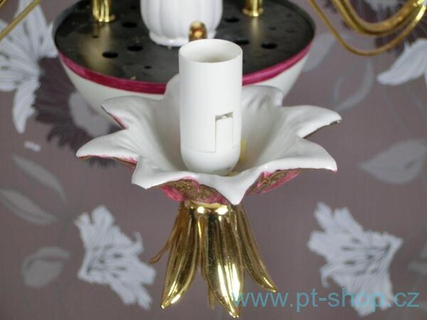 (1327) VALLE D´ORO PATCHI porcelánový luster