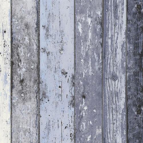 Vliesové tapety, drevené dosky modré, Wood´n Stone 855060, A.S. Création, rozmer 10,05 m x 0,53 m