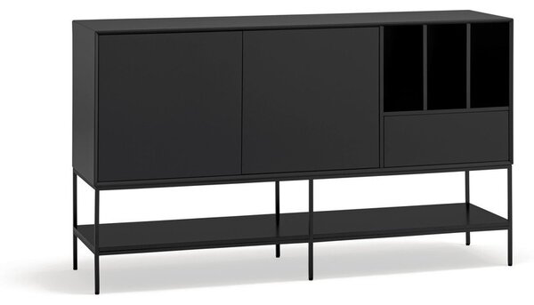 Čierna komoda 166x98x45 cm Platt – Teulat