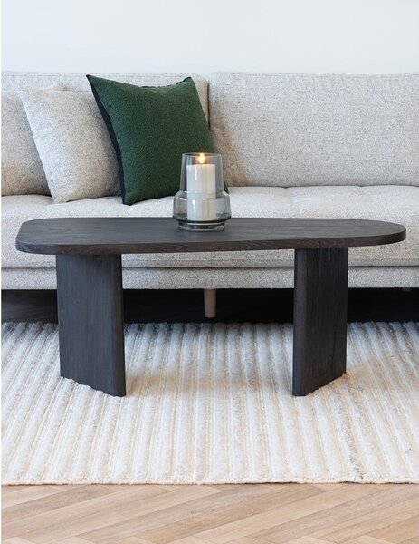 Tmavohnedý konferenčný stolík 50x100 cm Melo – House Nordic