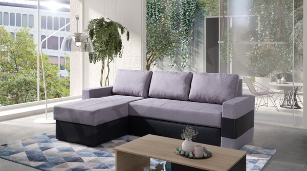 Mirjan24 Rohová sedacia súprava Deco, Dostupné poťahy: Soft 066 + Lux 02, Strana: pravá 5902928045901