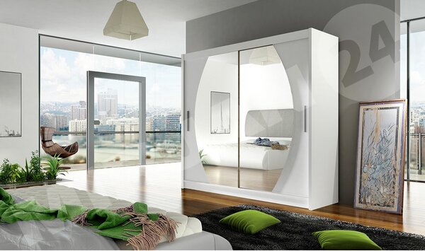 Mirjan24 Skriňa London IV, Farby: kašmír, Osvetlenie: osvetlenie LED RGB - farebné 5903211404498