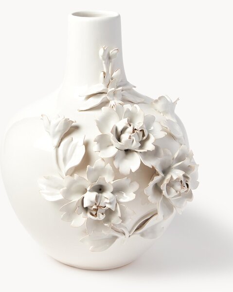 Dizajnová porcelánová váza Rose, V 37 cm