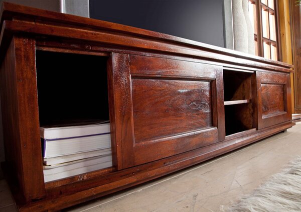 CAMBRIDGE TV stolík 160x45 cm, akácia