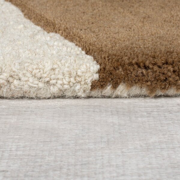Hnedý/béžový vlnený koberec 160x230 cm Glow – Flair Rugs
