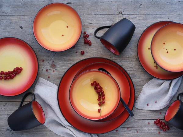 KOMBINOVANÝ SERVIS HOT RED 16-dielne Creatable - Online Only bytové doplnky, Online Only