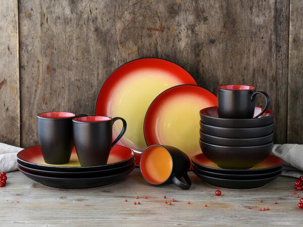 KOMBINOVANÝ SERVIS HOT RED 16-dielne Creatable - Online Only bytové doplnky, Online Only