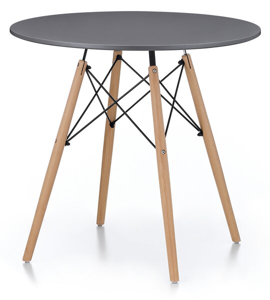 Aga Jedálenský stôl 80 cm Sivý