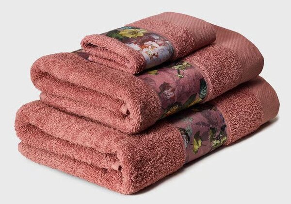 SADA FROTÉ UTERÁKOV, tmavoružová Essenza - Kúpeľňový textil