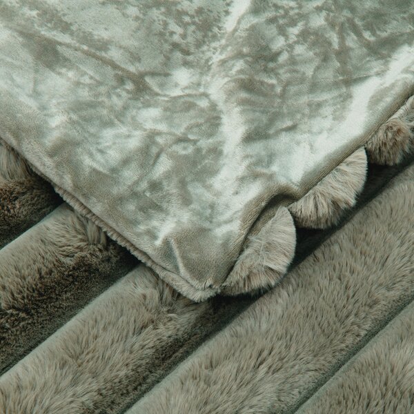 KOŽUŠINOVÁ DEKA, polyester, 150/200 cm Novel - Textil do domácnosti