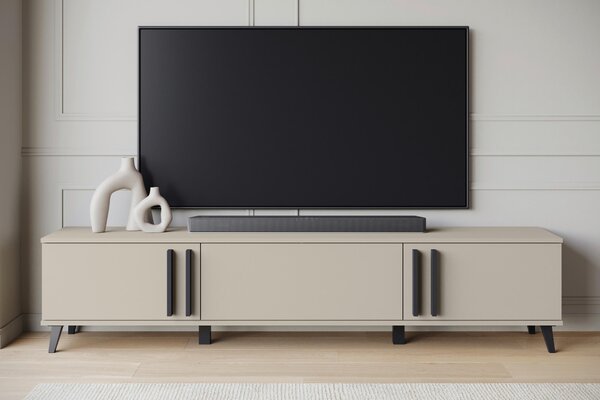 NÍZKA KOMODA, béžová, 180/40/33 cm - TV nábytok, Online Only