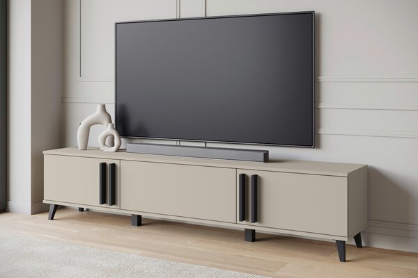 NÍZKA KOMODA, béžová, 180/40/33 cm - TV nábytok, Online Only