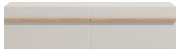 STOJAN NA TV, kašmírová, dub artisan, 128/32/41,5 cm Xora - TV nábytok