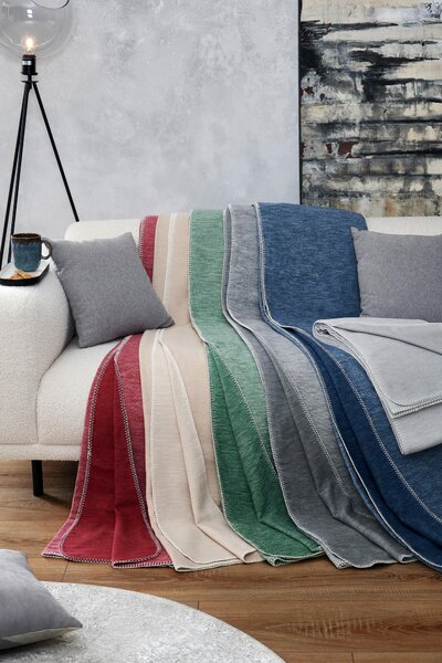 PLÉD, bavlna, 140/200 cm Bio:Vio - Textil do domácnosti