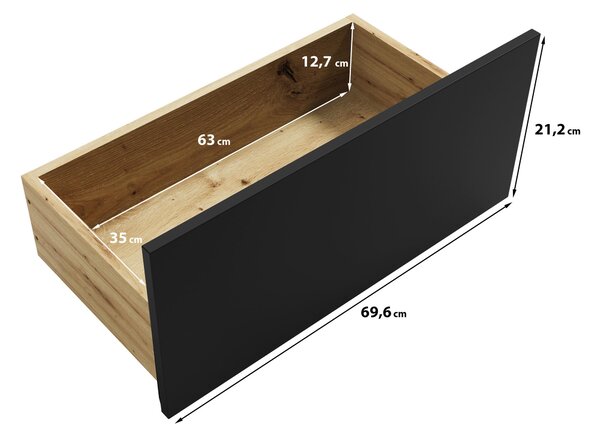ŠIROKÁ KOMODA, béžová, 150/77,8/39,5 cm - Online Only obývacie izby, Online Only